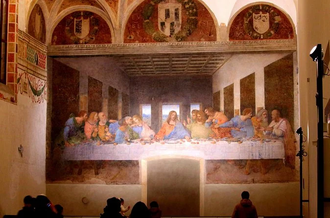 Leonardo da Vinci's Last Supper in the refectory of Santa Maria delle Grazie